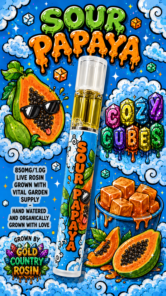 Cozy Cubes - 1G Live Rosin Pen