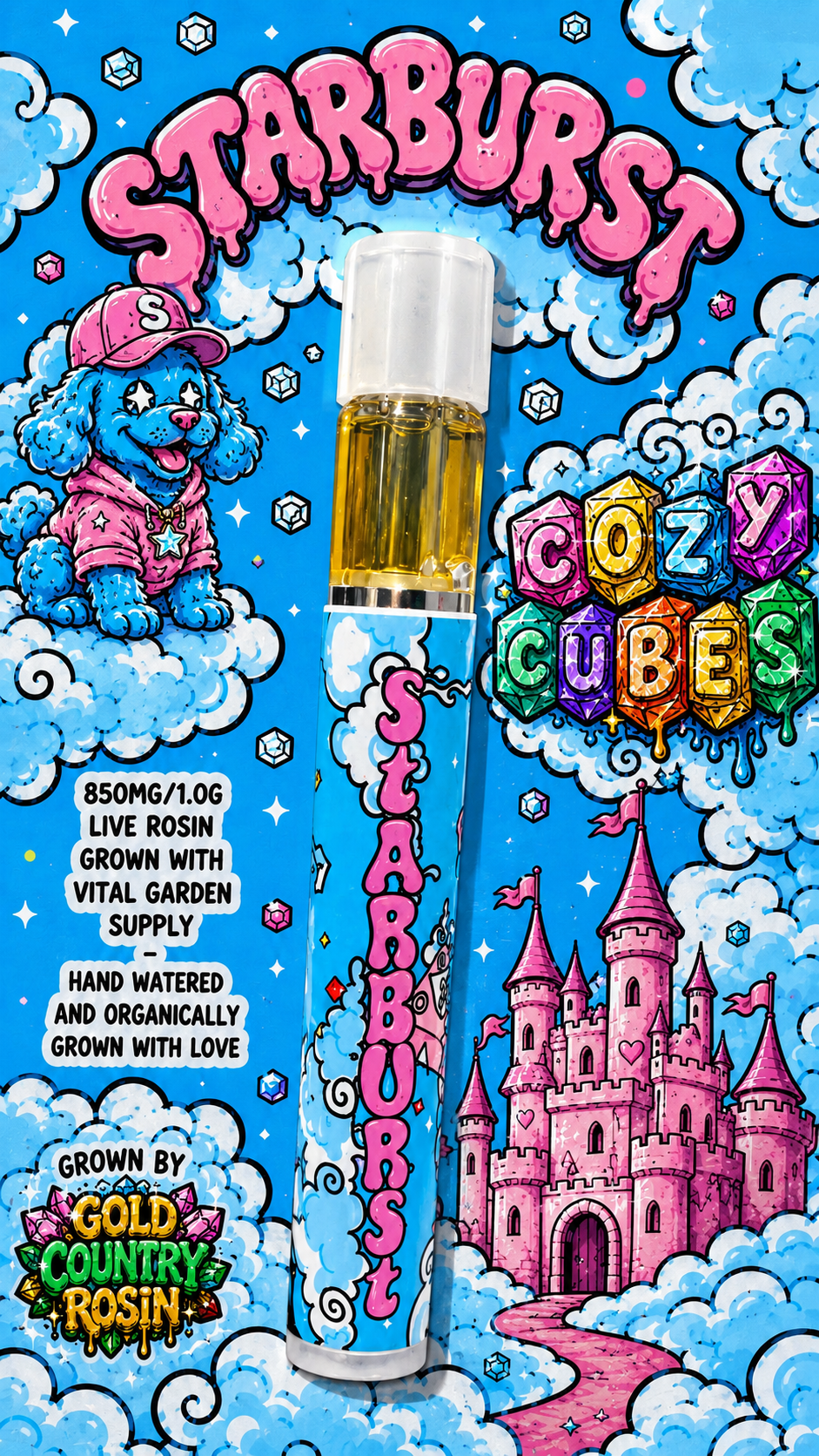 Cozy Cubes - 1G Live Rosin Pen